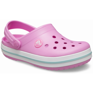 pantofle Crocs Crocband Clog K - Taffy pink rose taffy Velikost boty (EU): 26