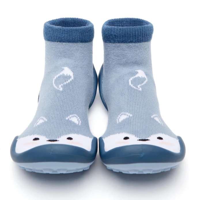 ponožkoboty Komuello Cute Fox Blue Velikost boty (EU): 27
